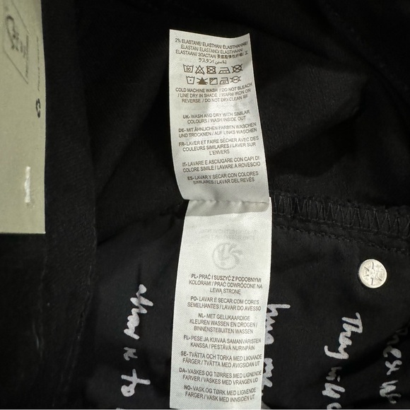 New! Boden Slim Straight Black Jeans Size 6P - Picture 7 of 10